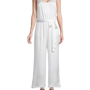 White Bailey 44 Satin Tank Jumpsuit
